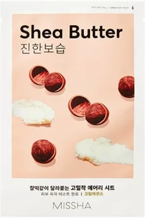 Missha Airy Fit Sheet Mask - Shea Butter - 1pieza