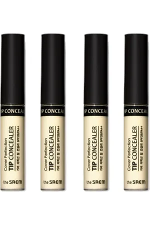 The SAEM Cover Perfection Tip Concealer - 6.5g - Green Beige (4ea) Set