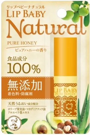 Rohto Mentholatum Lip Baby Natural Lip Balm - 4g - Pure Honey