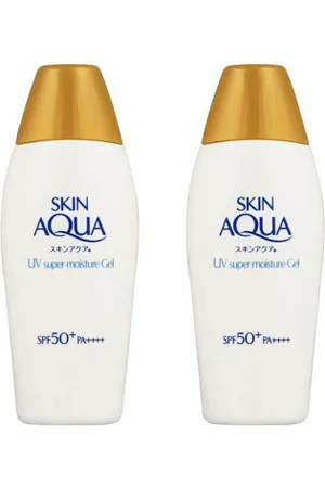 Rohto Mentholatum Skin Aqua UV Super Moisture Gel Hydrating Sunscreen (2ea) Set