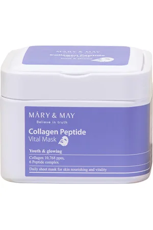 Mary&May Collagen Peptide Vital Mask - 30piezas/400g