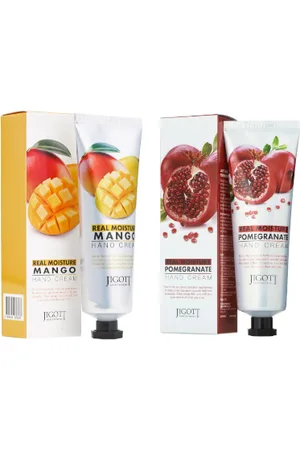 Jigott Real Moisture Hand Cream - Mango (1ea) + Pomegranate (1ea) Set