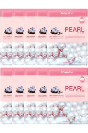 Farm Stay Visible Difference Mask Sheet - Pearl - 10pieza