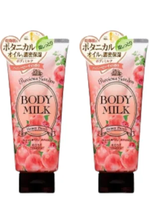 Kose Precious Garden Body Milk - Honey Peach - 200g (2ea) Set