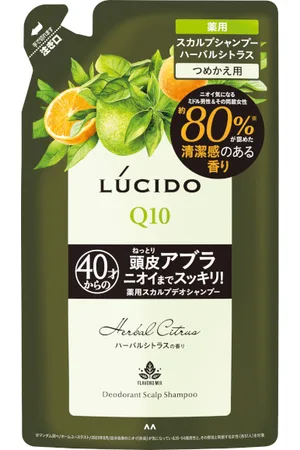 Mandom Lucido Q10 Scalp Deo Shampoo Refill - 380ml - Herbal Citrus
