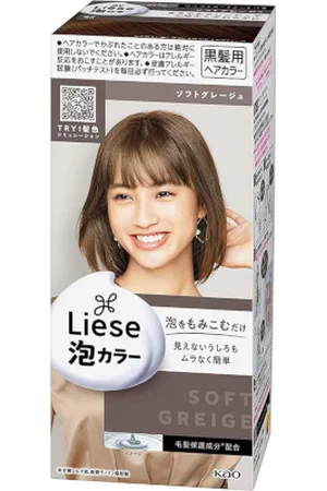 Kao Liese Creamy Bubble Color (Japan Version) - 1 caja - Soft Greige