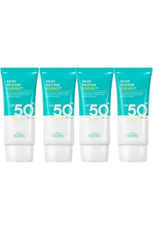 SCINIC Enjoy Super Mild Sun Essence SPF50+ PA++++ - 50ml (4ea) Set