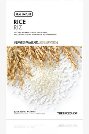 The Face Shop Real Nature Face Mask - Rice - 1pieza