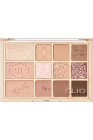 Clio Shade & Shadow Palette (Soul Dessert Version) - 1.4gX3, 0.6gX9 - 04 Original Red Bean