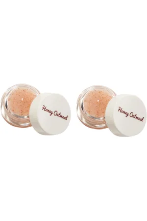 The SAEM Honey Oatmeal Lip Scrub - 7ml (2ea) Set