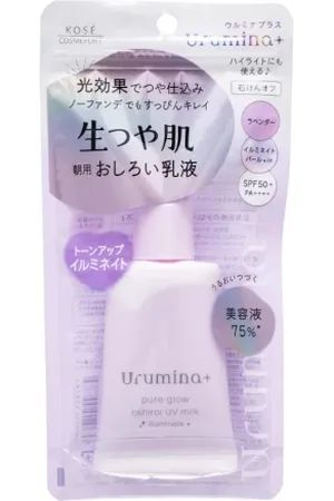 Kose Urumina+ Pure Glow Oshiroi UV Milk SPF50 Illuminate - 35g
