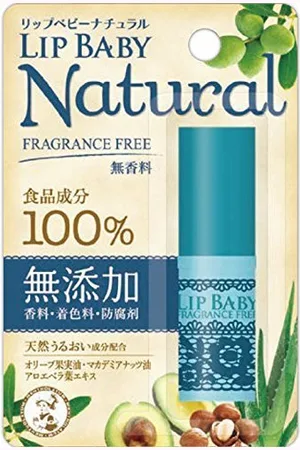 Rohto Mentholatum Lip Baby Natural Lip Balm - 4g - Fragrance Free