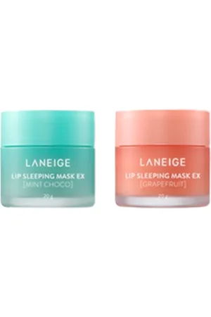 LANEIGE Lip Sleeping Mask EX - 20g - Mint Choco (1ea) + Grapefruit (1ea) Set