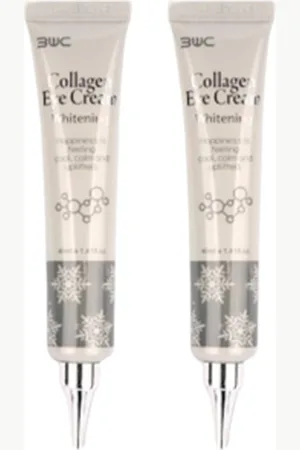 3W Clinic Collagen Eye Cream Whitening - 40ml (Tube Type) - 40ml (2ea) Set