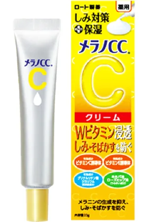 Rohto Mentholatum Melano CC Brightening Vitamin C Moisturizing Cream - 23g