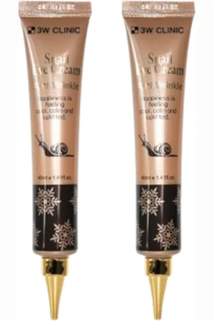 3W Clinic Snail Eye Cream Anti Wrinkle - 40ml (Tube Type) (2ea) Set