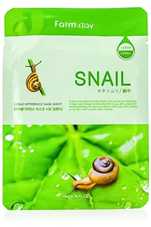 Farm Stay Visible Difference Mask Sheet - Snail - 1pieza
