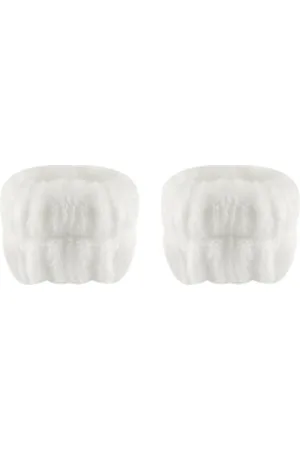 MissLady Coral Fleece Face Wash Wrist Band (Random Color) - 2 Set