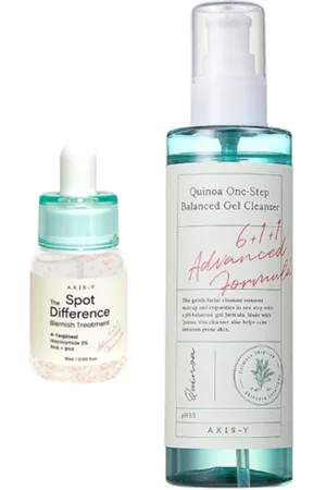 AXIS-Y [OFERTA] Quinoa One Step Balanced Gel Cleanser X Spot The Difference Blemish Treatment