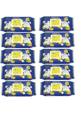BCL Saborino Mask - Saborino Night Mask - Chamomile Orange - 28pc (10ea) Set