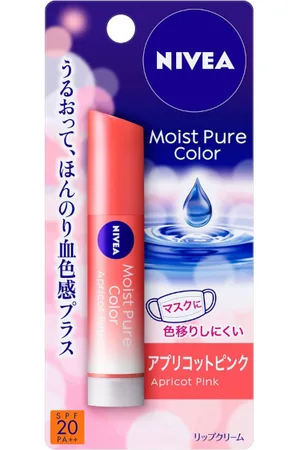 NIVEA Japan Moist Pure Color Lip Apricot Pink - 3.5g