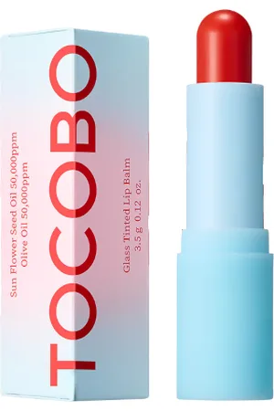 TOCOBO Glass Tinted Lip Balm - 3.5g - 013 Tangerine Red