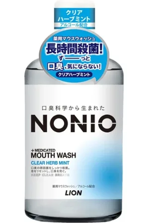 Lion Nonio Mouth Wash - 600ml - Clear Herb Mint