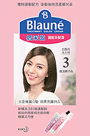 Kao Blaune Treatment Color Cream - 1 Box - Lighter Brown