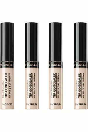 The SAEM Cover Perfection Tip Concealer - 0.5 Ice Beige (4ea) Set