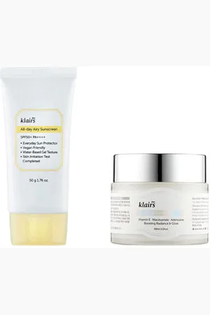 Dear, Klairs Dear; Klairs - Freshly Juiced Vitamin E Mask - 90ml + All-day Airy Sunscreen SPF50+ PA++++ - 50g (1ea) Set