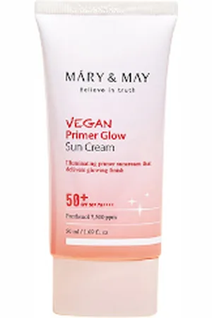 Mary&May [Oferta] - Vegan Primer Glow Sun Cream SPF50+ PA++++ - 50ml