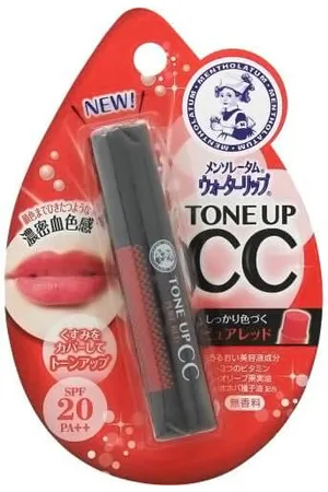 Rohto Mentholatum Water Lip Tone Up CC SPF 20 PA++ - 4.5g - Pure Red