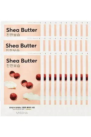 Missha Airy Fit Sheet Mask - Shea Butter - 1pc (30ea) Set