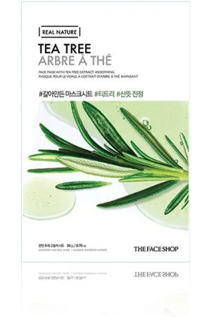 The Face Shop Real Nature Face Mask - Tea Tree - 1pieza