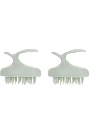 MissLady Scalp Massage and Cleansing Brush - 1pc - Green (2ea) set