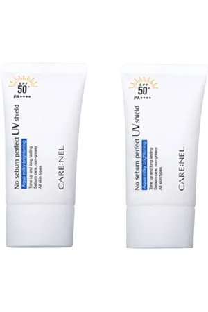 CARE:NEL No Sebum Perfect UV Shield SPF50+ PA++++ - 50ml (2ea) Set