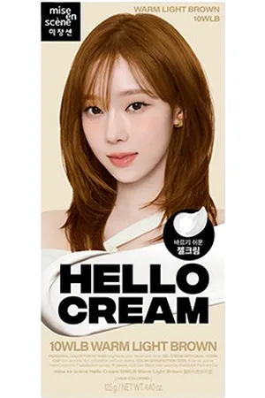 miseenscéne Hello Cream (2024 New Version) - 120g - 10WLB Warm Light Brown