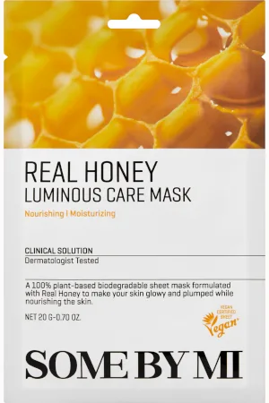 SOME BY MI Real Honey Luminous Care Mask - 1pieza