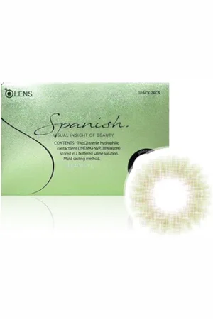 OLens Spanish 1 Month - Real Olive - 2pcs - -4.00