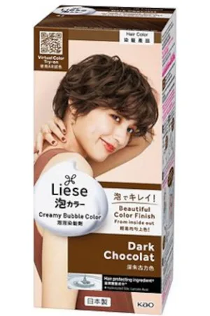 Kao Liese Creamy Bubble Color - 1 Box - Dark Chocolate