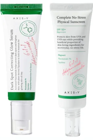 AXIS-Y [OFERTA] Complete No Stress Physical Sunscreen X Dark Spot Correcting Glow Serum