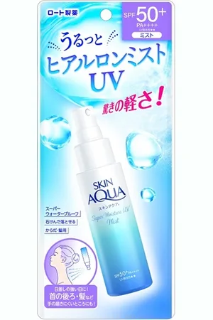Rohto Mentholatum Skin Aqua Super Moisture UV Mist SPF50+ PA++++ - 60ml