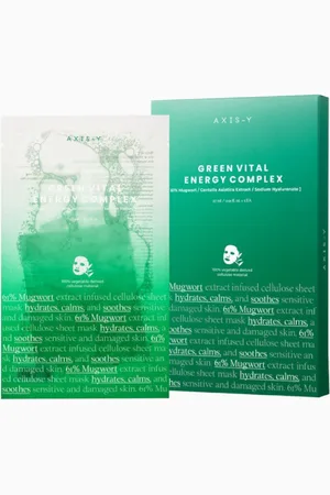 AXIS-Y Green Vital Energy Complex Sheet Mask - 5piezas