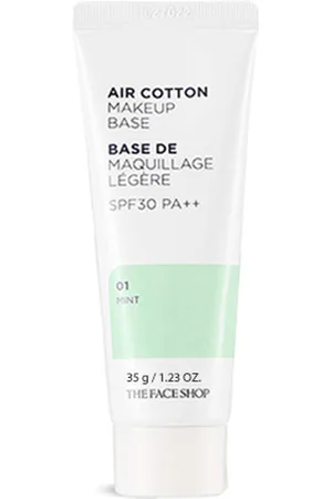 The Face Shop Air Cotton Makeup Base - Mint