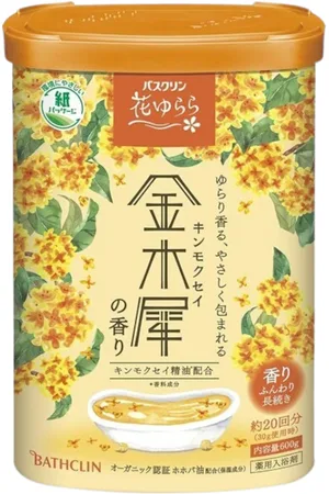 BATHCLIN Hana Yurara Bath Salt - 600g - Osmanthus