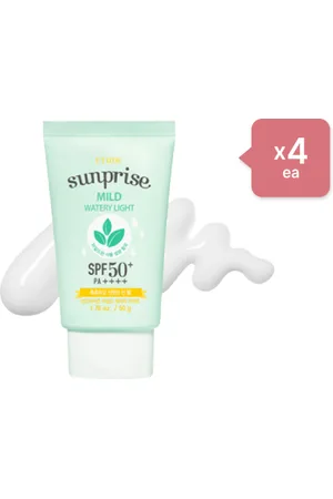 étude [Oferta] - Sunprise Mild Watery Light Sunscreen SPF 50+ PA++++ - 50g (4ea) Set