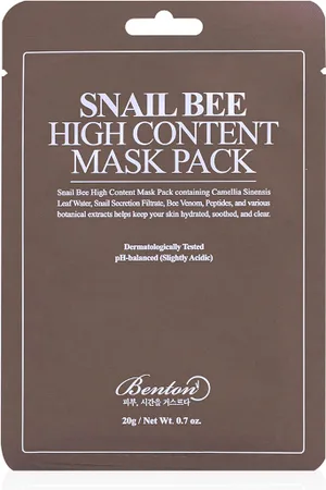 Benton Snail Bee High Content Mask Pack - 1pieza