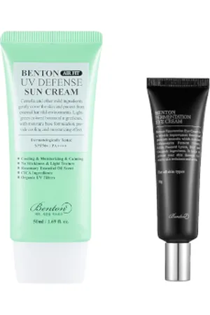 Benton Air Fit UV Defense Sun Cream SPF50+ PA++++ - 50ml + Fermentation Eye Cream - 30g (1ea) Set
