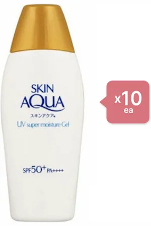 Rohto Mentholatum [Oferta] Skin Aqua UV Super Moisture Gel Hydrating Sunscreen (10ea) Set