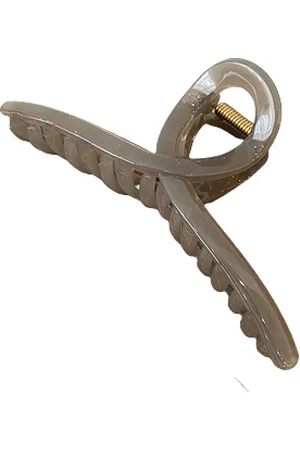 MsBlossom Plain Cross Hair Claw - 1pieza - Grey